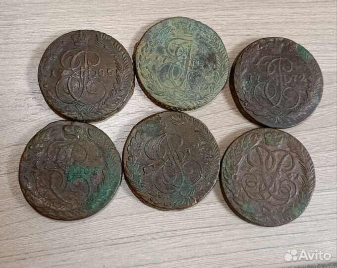 Пять копеек Екатерины 2