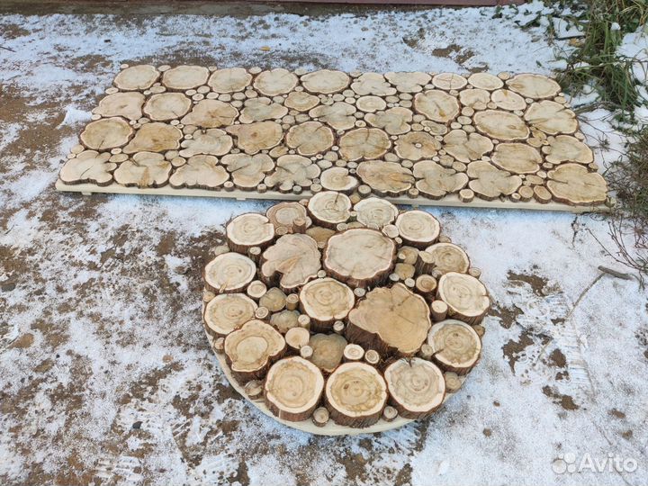 Панно из можжевельника