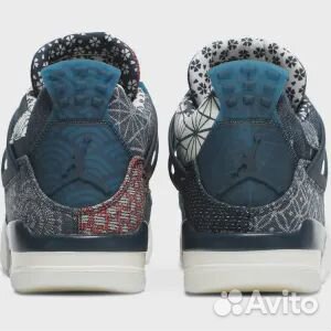 Кроссовки Air Jordan 4 Retro SE Sashiko, синий