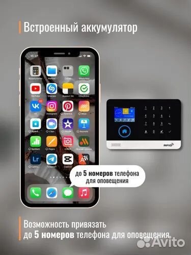 WiFi/GSM сигнализация для дома страж про4