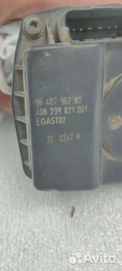 Электронная дроссельная заслонка Peugeot 206