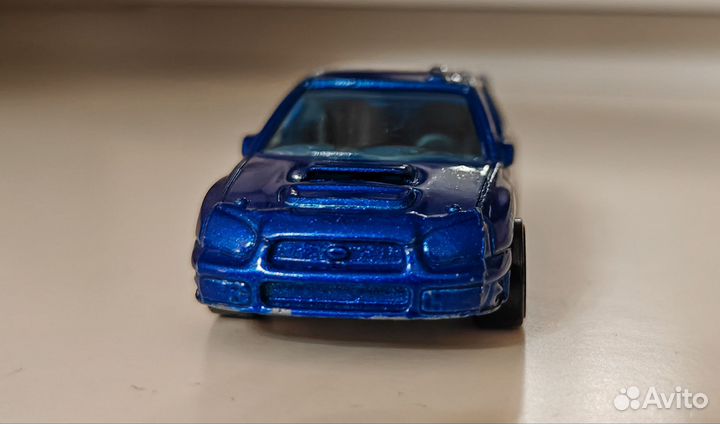 Hot Wheels Subaru Impreza распак из набора 2018