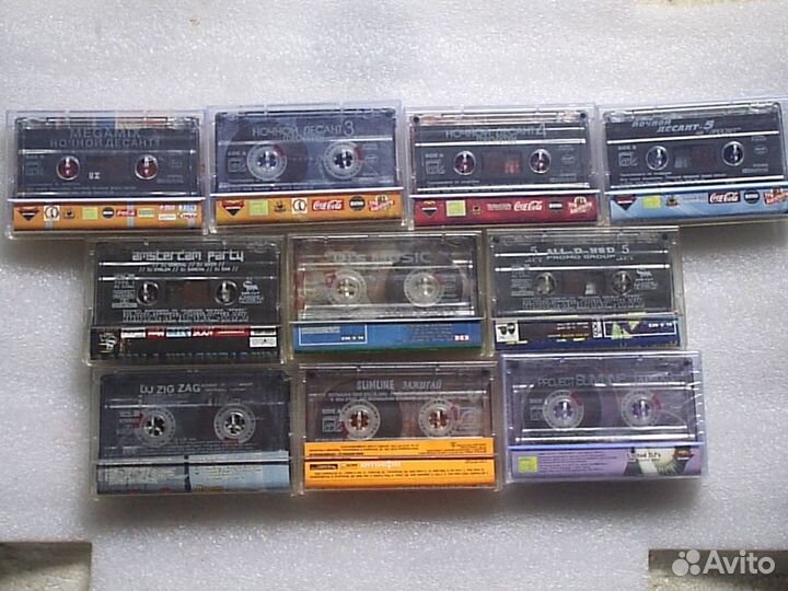 4. Студийные аудиокасcеты электронной музыки