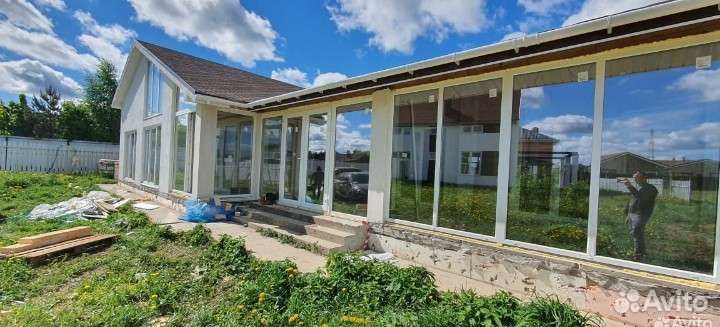 Остекление частных домов