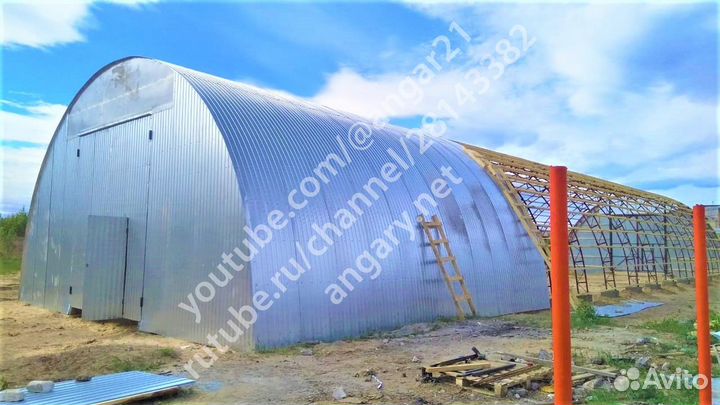 Ангар под ключ 742,5 м2