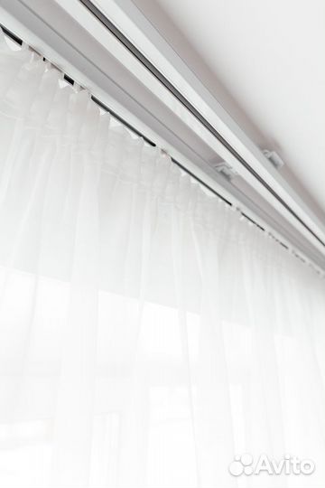 Электрокарниз и карниз (шторы и тюль)