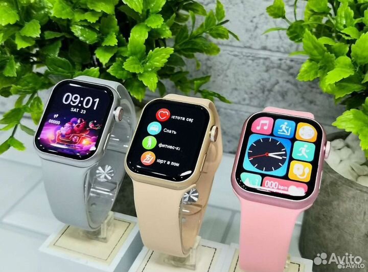 Apple watch X8 mini/41mm/Смарт часы/Новые