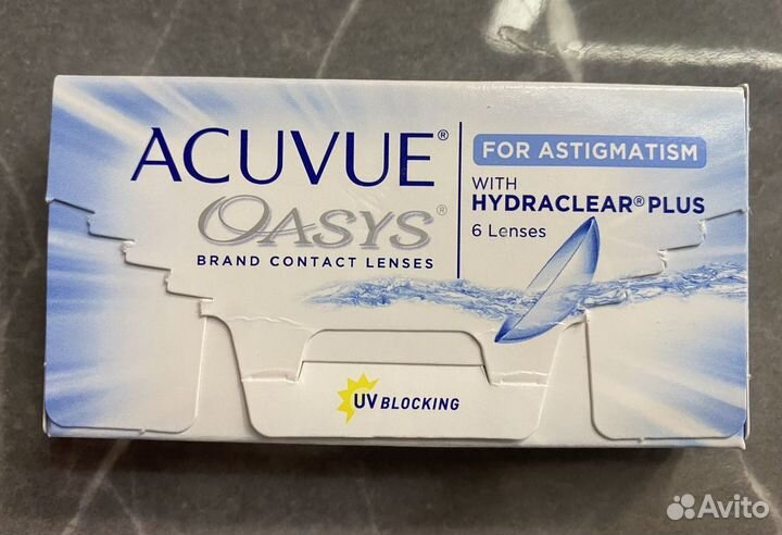 Линзы контактные acuvue oasys астигматизм