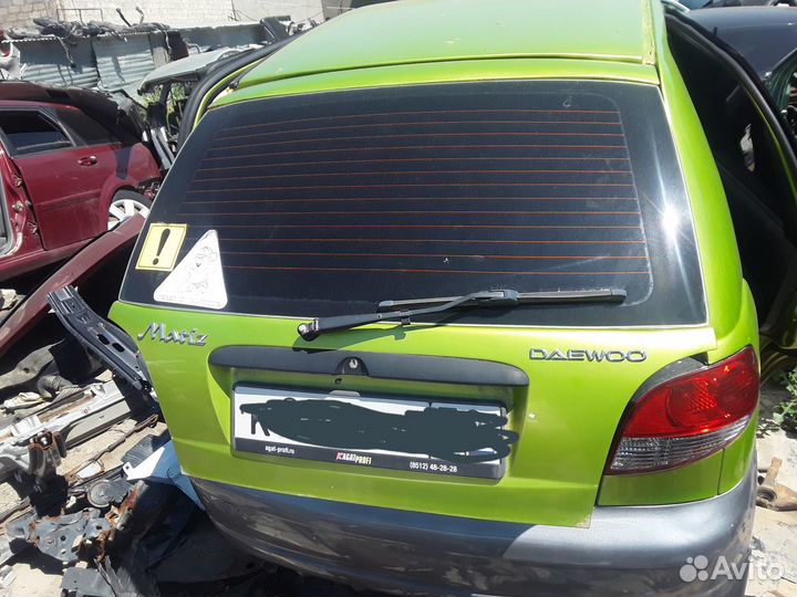 Дэу матиз крышка багажника