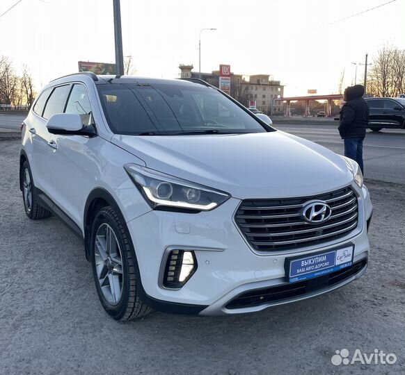 Hyundai Grand Santa Fe 2.2 AT, 2017, 147 000 км