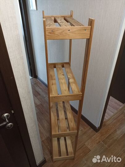 Стеллаж IKEA деревянный