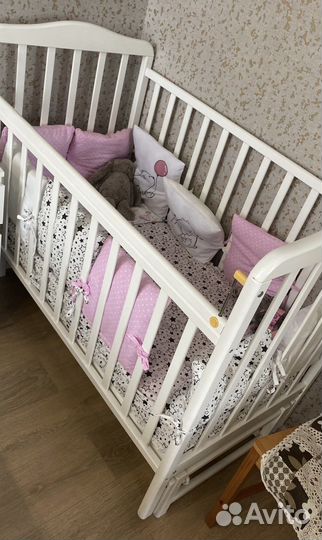 Детская кровать с матрасом