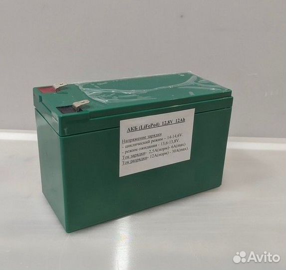 Акб LiFePo4 12В (12Ач)