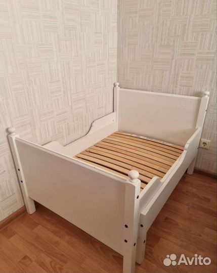 Кровать детская лексвик икеа раздвижная с матрасом