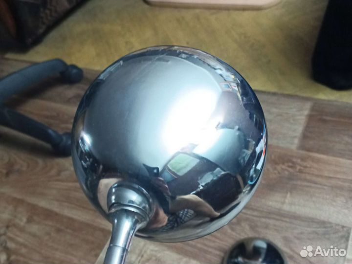 Хромированные металлические зеркала для мотоцикла