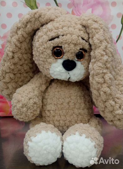 Игрушки ручной работы зайчики