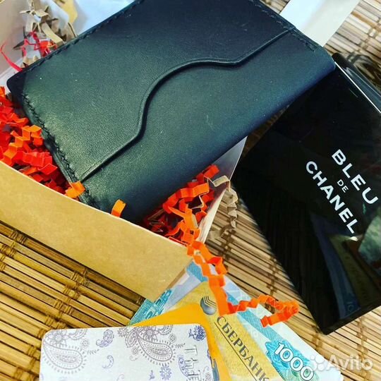 Картхолдер. Визитница. Натуральная кожа