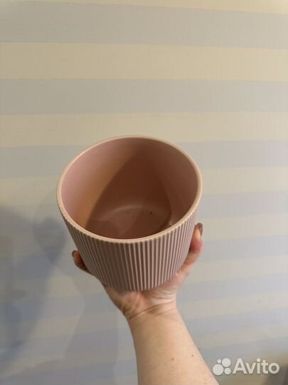 Цветочный горшок IKEA gradvis, розовый