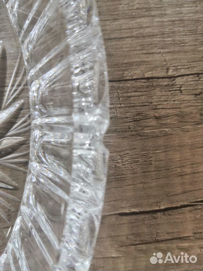 Менажница хрустальная