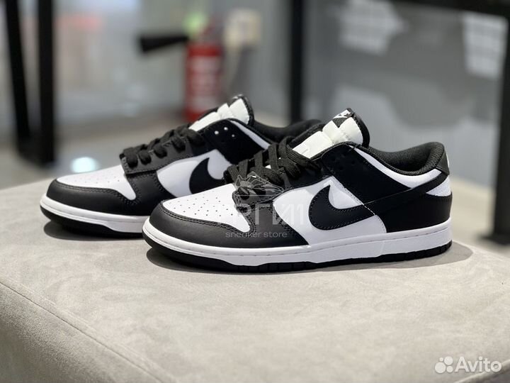 Кроссовки Nike Dunk Low Retro White Black Panda