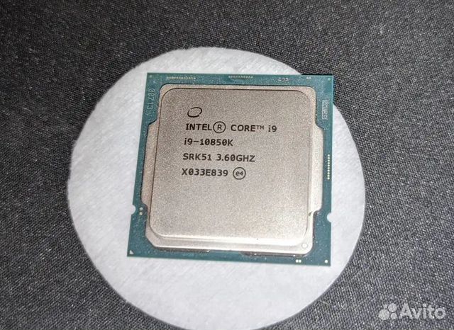 Процессор Intel core i9 10850k