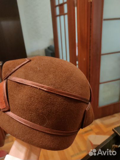 Шляпа женская замша натуральная