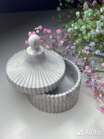 Шкатулка из гипса