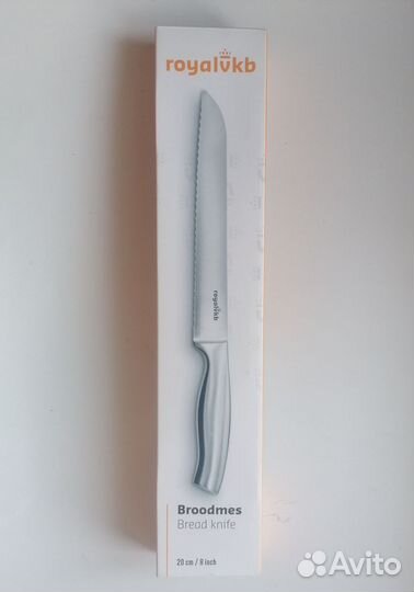 Нож хлебный Royal vkb новый цвет металлик