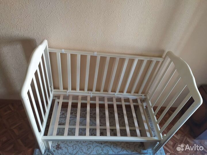 Детская кроватка Антел Алита 3/5 + матрас