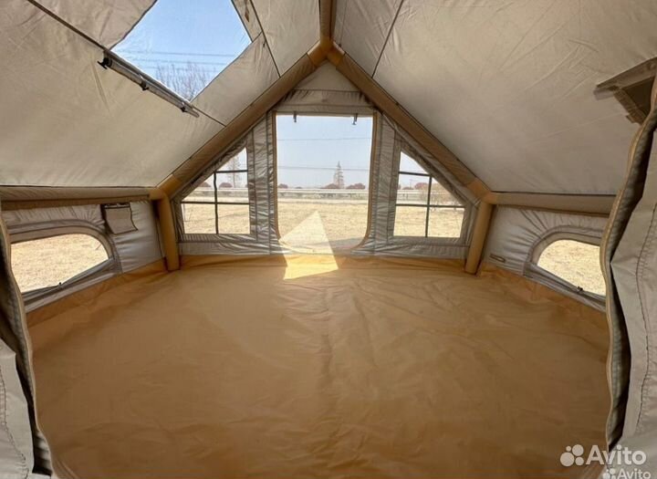 Палатка-дом на надувном каркасе 4-6х местная