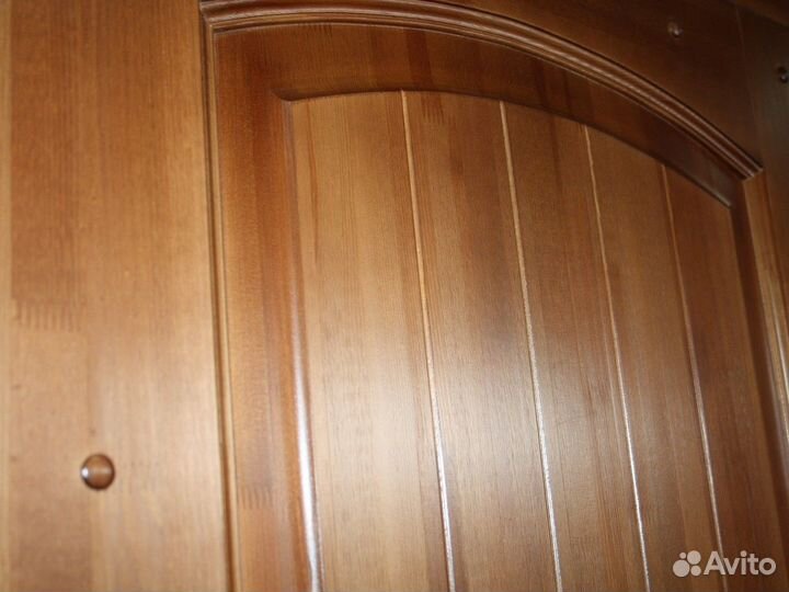 Дверь входная наборная утепленная (сосна камерной