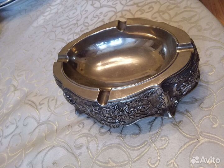 Пепельница мельхиор винтаж