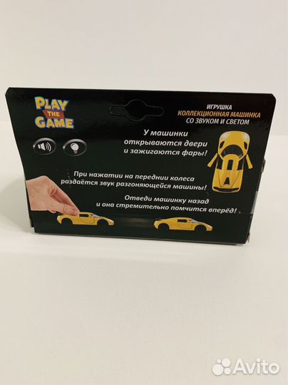 Машинка, модель автомобиля, новая