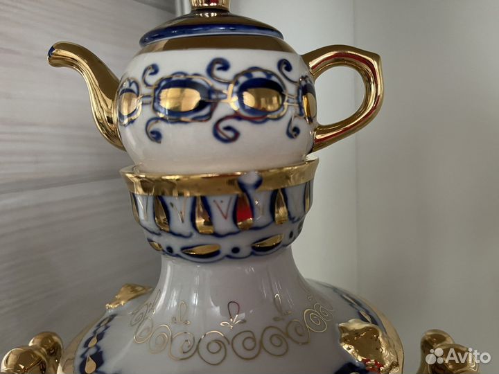 Самовар Гжель