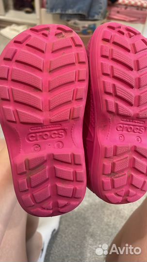 Резиновые сапоги crocs 23