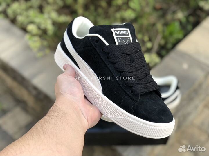 Кроссовки Puma Suede XL Pleasures Black Frosted Iv