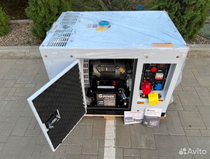 Генератор дизельный 12 kW g-power трехфазныйDG1300