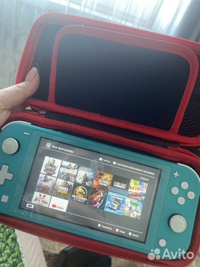 Nintendo switch lite с играми