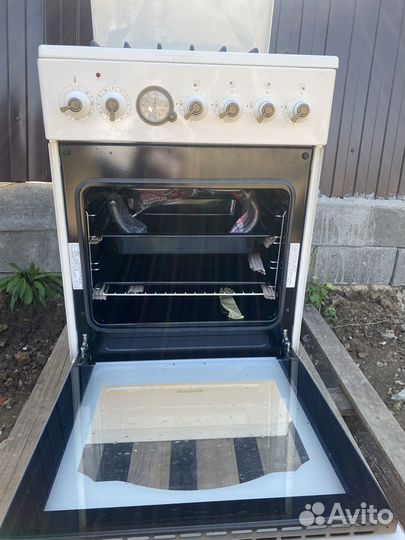 Плита газовая с электрической духовкой новая