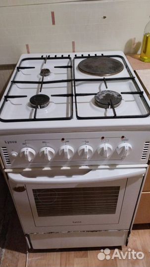 Газовая плита и электроплита