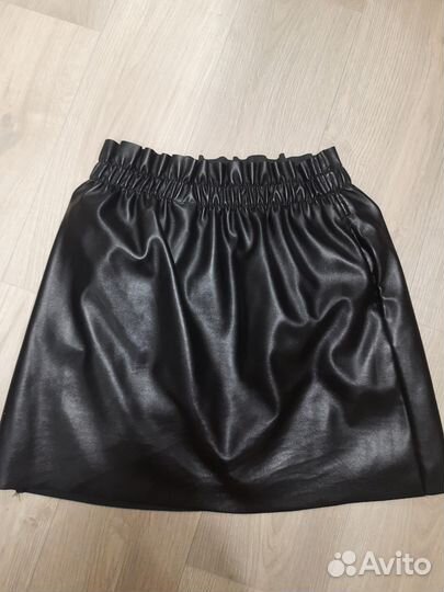Кожаная юбка