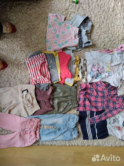 Вещи для девочки пакетом 116-128