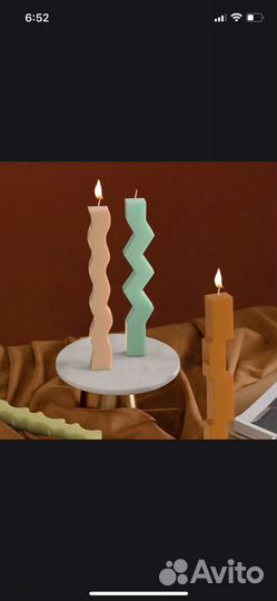 Молд для создания свечек двойная