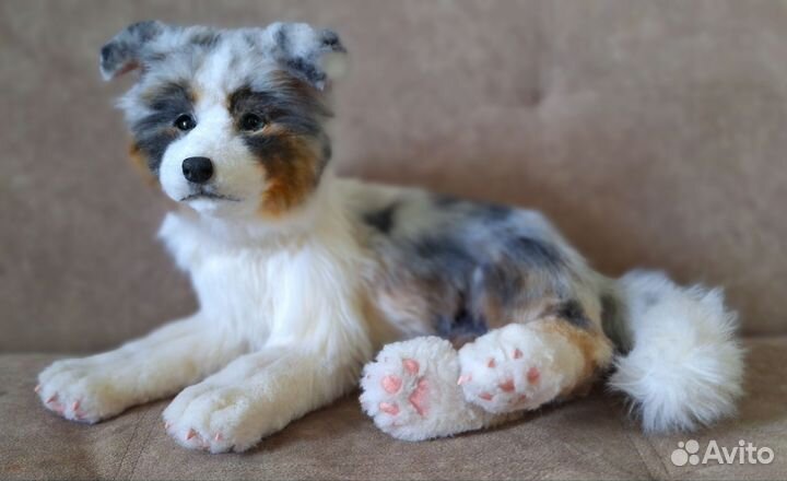 Авторская игрушка щенок Аусси