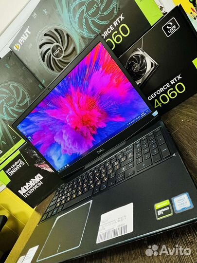 Игровой ноутбук dell i5-9300h/GTX-1650