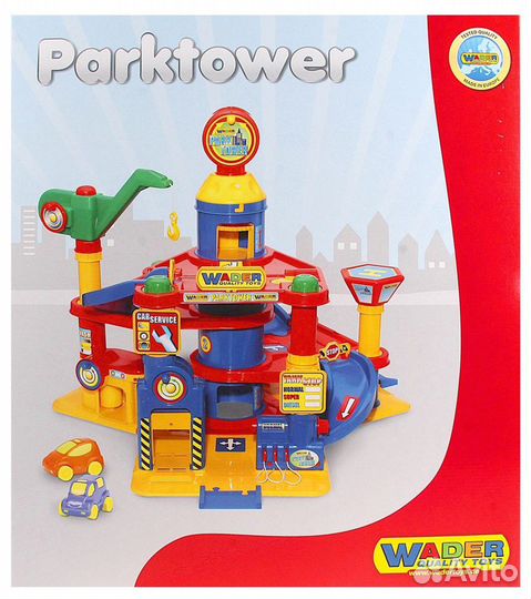 Паркинг 4-уровневый с автомобилями Wader