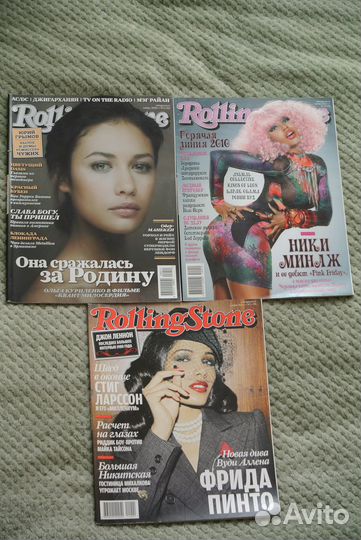 Журналы Rolling Stone, Fuzz, Esquire