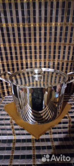 Кастрюля 6,4 л -14, 5 л из нержавеющей стали