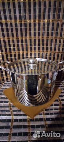 Кастрюля 6,4 л -14, 5 л из нержавеющей стали