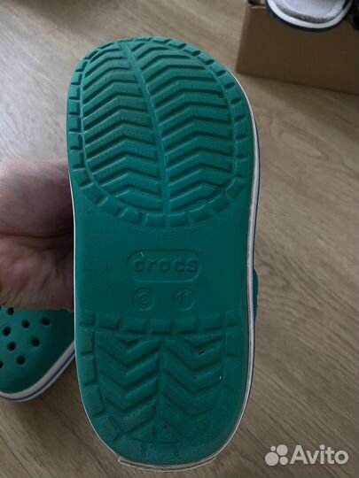 Crocs c 11 детские тапочки